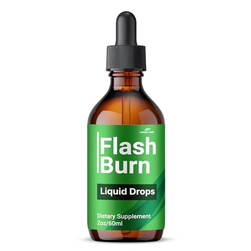 Shark Labs FlashBurn Drops Supplement Maximum Potency Official Liquid Extract Vitamin for Men and Women 60 ML (1)