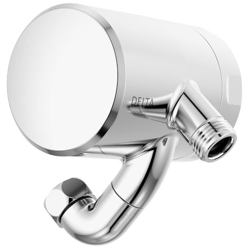 Delta Faucet Clarifi Premium Shower Filter Attachment with Filter, Hard Water Shower Filter, Shower Head Filter, Chrome 5SF100 by DELTA - Used condition - CA$99.99