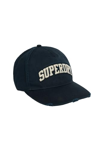 Casquette camionneur Superdry homme bleu marine logo vintage