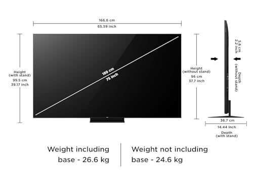 Image of TCL 189 cm (75 inches) 4K SQD-MiniLED TV 75C7L (Black)
