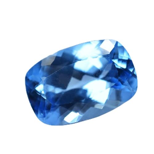 Zafiro azul de 16,8 quilates con corte cojín para joyería exclusiva