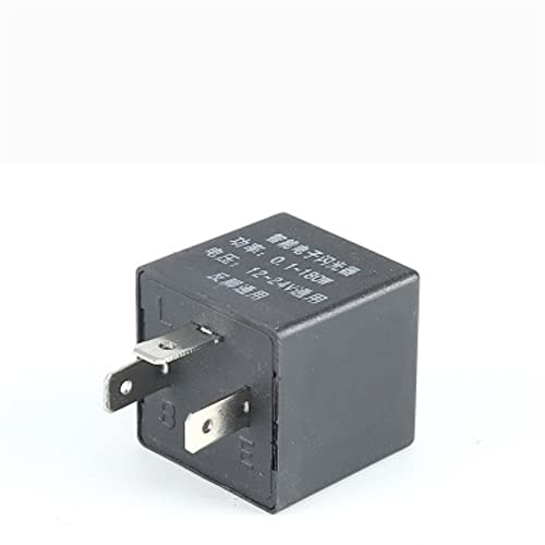 Relé intermitente de 3 pies contra parpadeo irregular en luces de coche 12V 3
