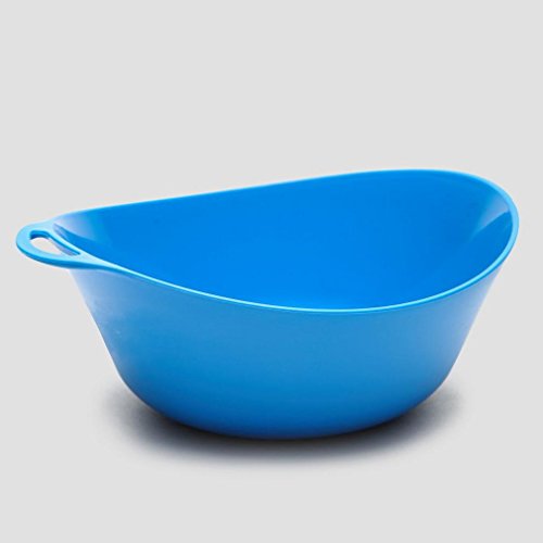 Lifeventure Ellipse Plastic Bowl For Camping, Travel & Outdoor - Blue