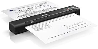 Epson Workforce ES-60W Wireless Portable Sheet-fed Document Scanner for PC and Mac