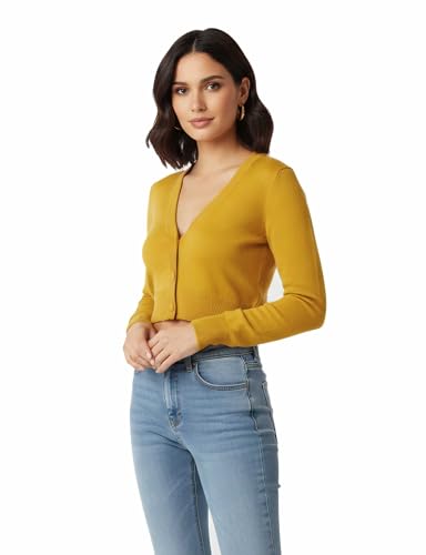 Image of Allsense Women's Cropped Bolero Shrug Cardigan | 3 /4 Sleeve, Button Down, Lightweight Knit Sweater