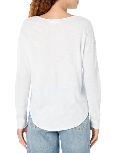 DKNY Women's Everyday Essential Contrast Stitching Top2