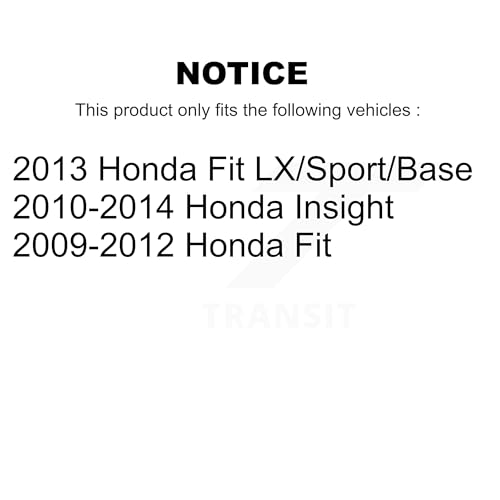 Transit Auto Rear Brake Drum Shoes Kit Replacement For Honda Fit Insight K8N-100151 by Transit Auto - Used condition - Image 2