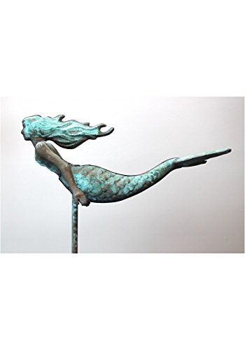 The Kings Bay Mermaid Copper Weather Vane Old Fashioned For Shore Or Beach Decor #TOP1
