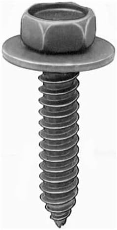 Auveco 12354 M6.3-1.81 x 30mm HEX Head SEMS - Phos (Qty: 50)