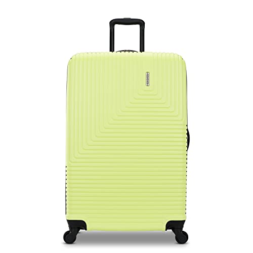 Image of American Tourister Groove Hardside Luggage with Spinner Wheels, Celery Green, 3-Piece Set (Carry On, Medium, Large)