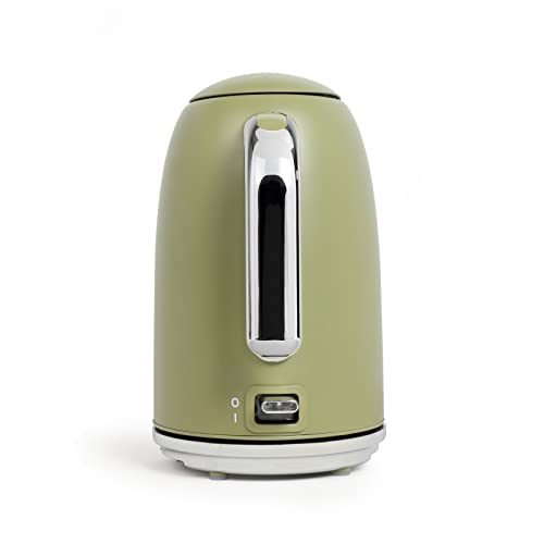 Frühstücksset Toaster Wasserkocher Retro - Wasserkessel Elektrisch Grün 1,7 Liter 2200 Watt - 2 Scheiben Toaster… – Bild 6