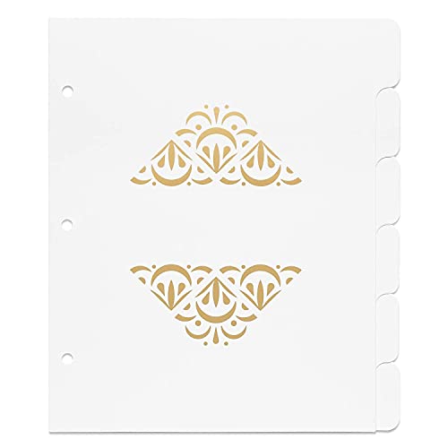 Jot & Mark Photo Album Set - 200 4X6 Photos, Clear Pocket Sleeves, 6 Tab Dividers, 3-Ring Binder 8.5X9.5 (Wildflower Bouquet) #TOP6