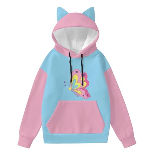 Sweat à capuche pour garçon avec oreilles de chat WWricotta - 3