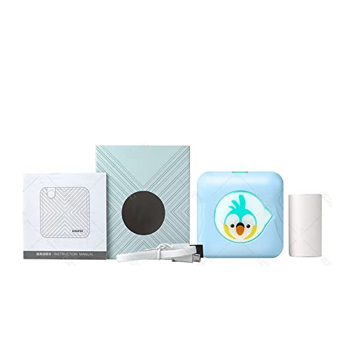 Image of Mini Adhesive Label Printer Portable Thermal Bluetooth Printer Photo Printing Pocket Printer 58mm(Blue C Printer)