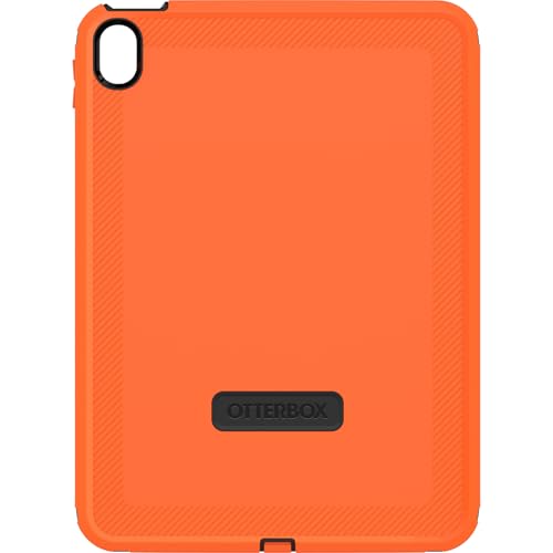 Image of OtterBox Defender Series Case for iPad (A16) & iPad 10th Gen - Orange | Heavy Duty, Impact Absorbing, Rugged and Protective Multi-Layer iPad Case