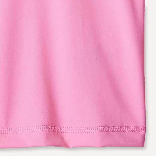 Image of Amazon Essentials Girls and Toddlers' Short Sleeve Slim Fit High-Neck Rashguard T-Shirt