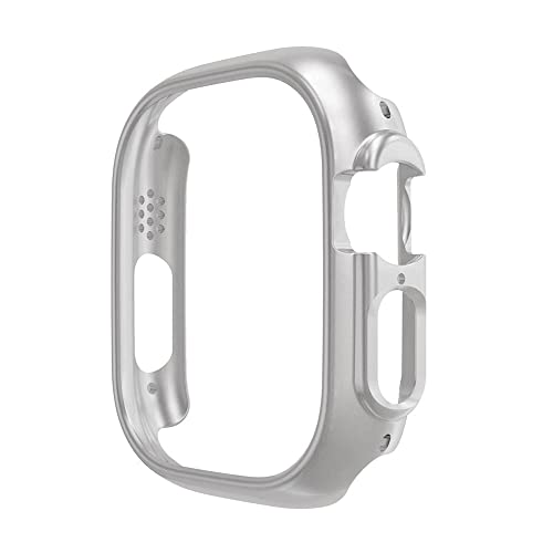 Coque Apple Watch Ultra 49mm bumper argent pour sport et ville