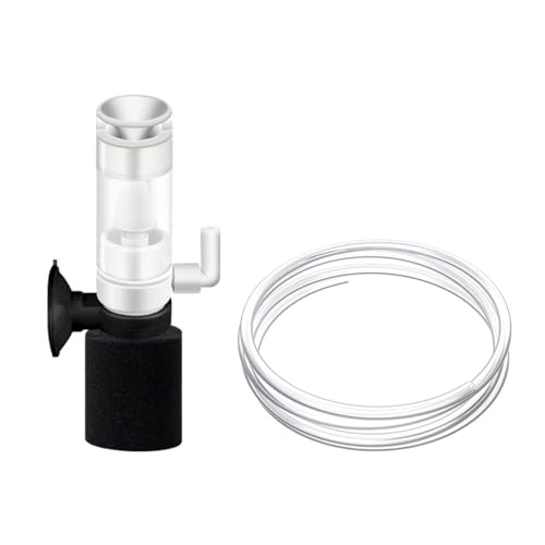 DONGKER Aquarium Pneumatic Filter,Mini 3 Layer Power Filter,with 39.34" Tube for Freshwater Saltwater Household Tank Aquarium