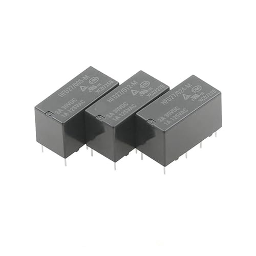 Relais de signal HFD27-012-M 12VDC 2A à 8 broches pour circuits imprimés