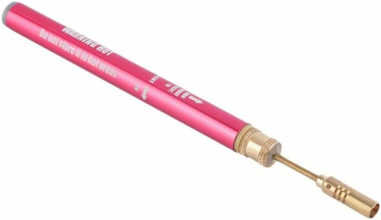 Generic Soldering Pen Gas Blow Tool Welding Torch Gun Mini Welding Iron Cordless Welding Pen Burner For Hot Cutting Tools, Silver