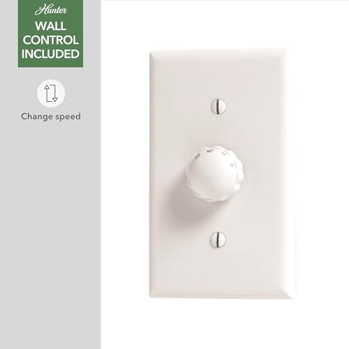 Image of Hunter Jetty, Outdoor or Indoor, Ceiling Fan, 52 inch, Matte Silver
