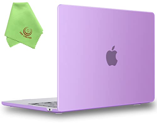 UESWILL Compatible with MacBook Air 13 inch M5 M4 M3 M2 Case 2022-2026 Model A3449 A3240 A3113 A2681 Mac Air 13.6 Matte Hard Shell Case Cover + Microfiber Cloth