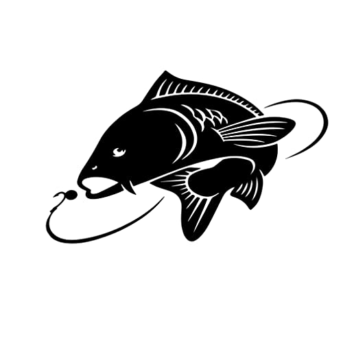 Carp Fishing Sticker, Fishing Decals for Truck Car Van Tackle Box, Accessrories, Fish Stickers for Cars, Fish Vinyl Decals
