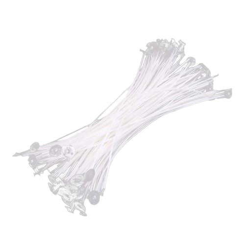 Mechas para velas de algodón natural 15 cm 100 unidades