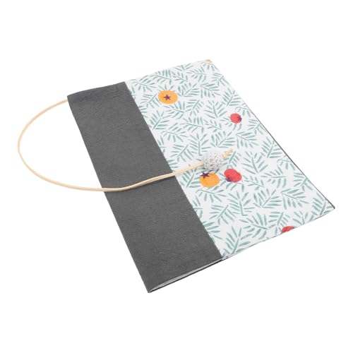 VILLCASE Praktischer Stoffbuchumschlag A5 mit Kratzfestem Material und Waschbarem Design Kreative Buchschutzhülle für Schulbücher und Notizbücher