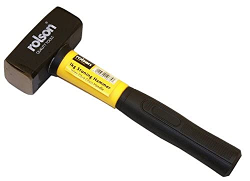 Rolson 10675 1 kg Stoning Hammer Fibreglass Shaft