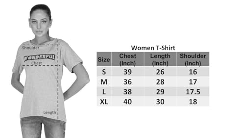 Image of ANGAR Womens Printed Cotton T - Shirt Casual Short Sleeves Tees