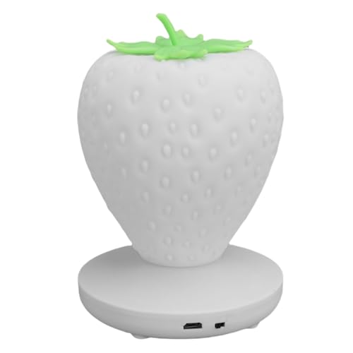 Lámpara de noche de fresa recargable USB LED miniatura 7