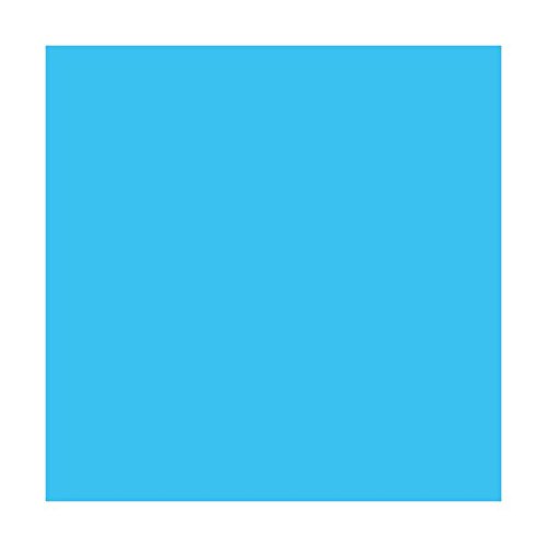 Craft E Vinyl - Glossy Sky Blue 12" x 20 ft Roll of Permanent Adhesive-Backed Vinyl for Cricut Cutters, CraftROBO Cutters, Pazzles Cutters, QuicKutz Cutters - CEV1405