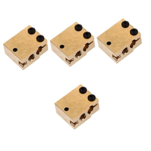 SOLUSTRE 4pcs Printer Heater Block Printing Extruder Heater Block Sensors Compatible Printing Accessories for Heat Repla