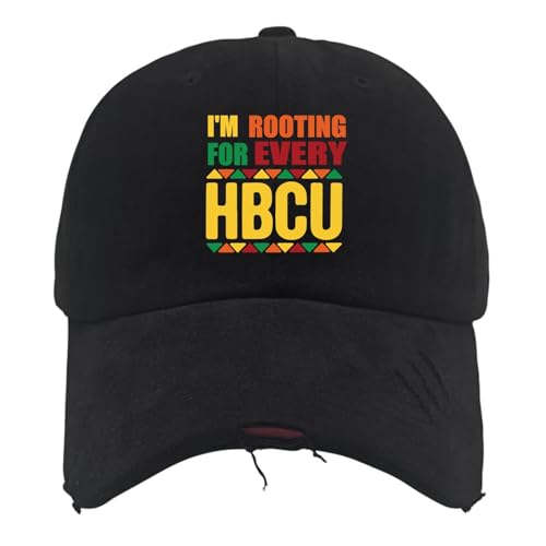 I'm Rooting for Every Hbcu Sun Hat Anime Hat AllBlack Mens Trucker Hats Gifts for Her Hiking Hats