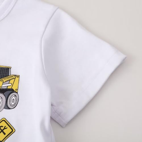Image of Toddler Boy Clothes Kids Summer Cotton Outfits Shirt Short Sets Size 2-7