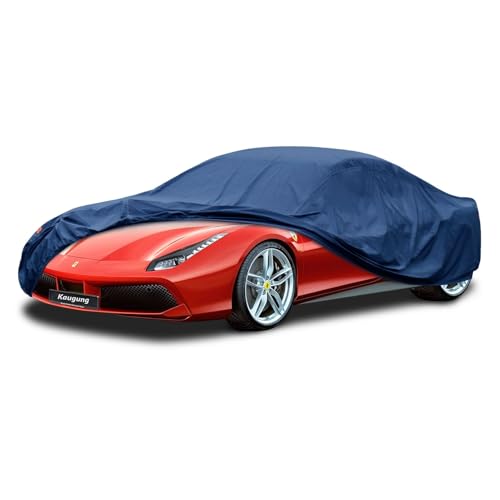 Image of Kaugung Heavy Duty Car Cover Custom Fit Ferrari 488 (2015-2019),Waterproof All Weather Resistant Outdoor Sun Rain Dust Snow Protection with Anti-Theft Lock.(USA Warehouse,Within 3-7 Days)