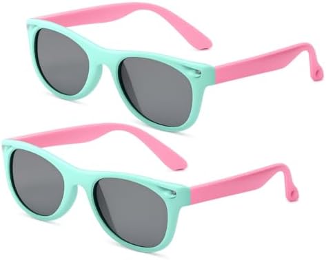 KIT 2 Óculos De Sol Infantil Polarizado Proteção UV400 Acessório ...