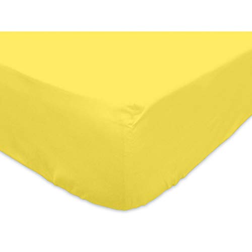 Soleil d'ocre Sábana Bajera 90x200 cm de algodón SO Amarilla