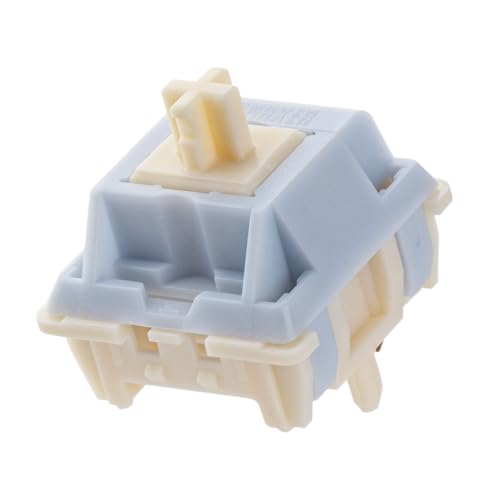EPOMAKER Sorane 39gf Set di interruttori per Tastiera da Gioco, Interruttore Silenzioso Lineare da 35pcs, 5-Pin Pre-Lubed Switch, with PC Case, POM Stem, Compatibile con MX Keycaps
