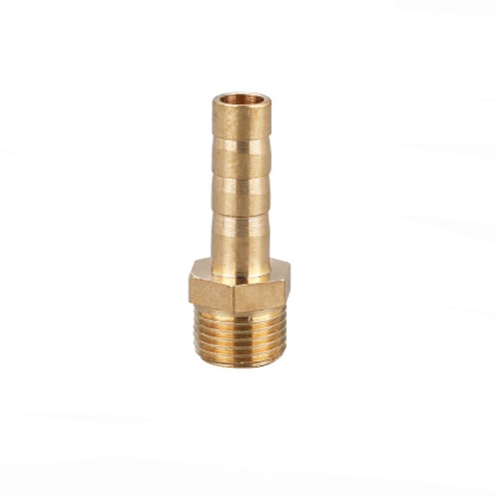 TopHomer BSP Hose Connector Brass Pipe Fitting 6mm Barb x G1/8 Male