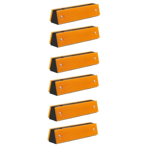6 Pezzi Segnaletica Per Garage Autostrade Marcatore Di Vialetti Marcatore Di Pavimentazione Stradale Delineatori Di Guardrail Marcatori Di Pavimentazione Riflettenti Delineatori NIYANGLE