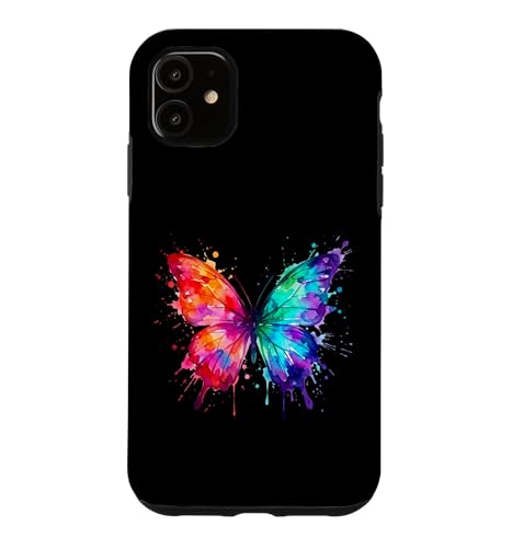 ADHD ���C���{�[ �o�^�t���C �X�v���b�V�� ��l�p ���ʉ� �A�[�g �X�}�z�P�[�X iPhone 11 �p