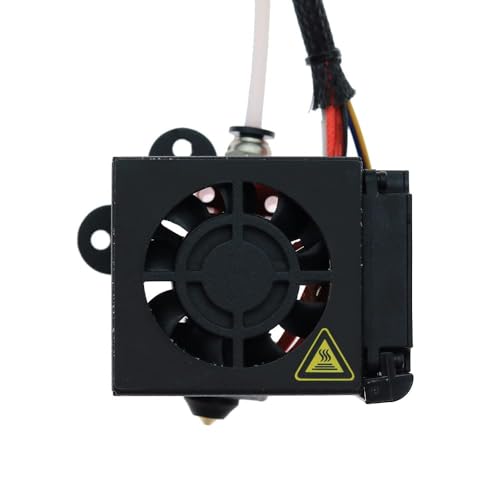 YLRR Ender 5 Pro Hot End, Ender 5 Plus Hot End, Original Creality Ender 5 Hotend Assembled with Fan for Ender-5 and Ender-5 Pro 3D Printer Extruder Head with Silicone Cover Aluminum Heat Block, 24V