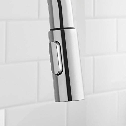 Glacier Bay Paulina Single-Handle Pull-Down Sprayer Kitchen Faucet With Turbospray And Fastmount Including Soap Dispenser In Chrome #TOP4
