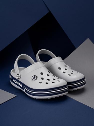 Image of Hoppa Trio Clogs for Men, Extra Soft EVA Moulded Slip-On Clogs | Lightweight, Cushioned, Water-Resistant & Non-Slip | Everyday Casual Footwear