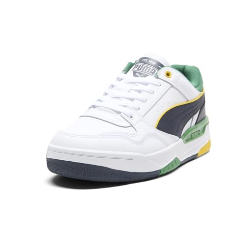 PUMA Mens Rebound Retro Lace Up Sneakers Shoes Casual - White2