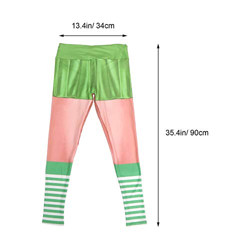 PRETYZOOM St. Leggings Patricks Day Leggings Verde Irlandês Shamrock Leggings Calça Capri Estampada