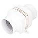 YedaHcy 4in 270CFM in Line Bilge Air Blower, 12V High Airflow with Anti Design, Marine Boat Accessory, 6 Fan for Maximum Efficiency, ABS Material, Ultra Low Current Consump