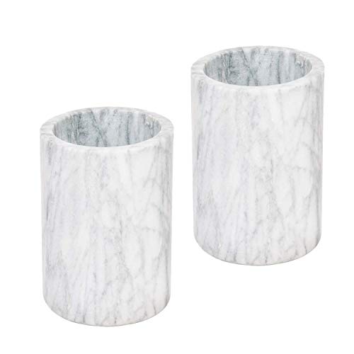Luxury Marble Wine Chiller, White Stone Wine Holder, Barware (2)